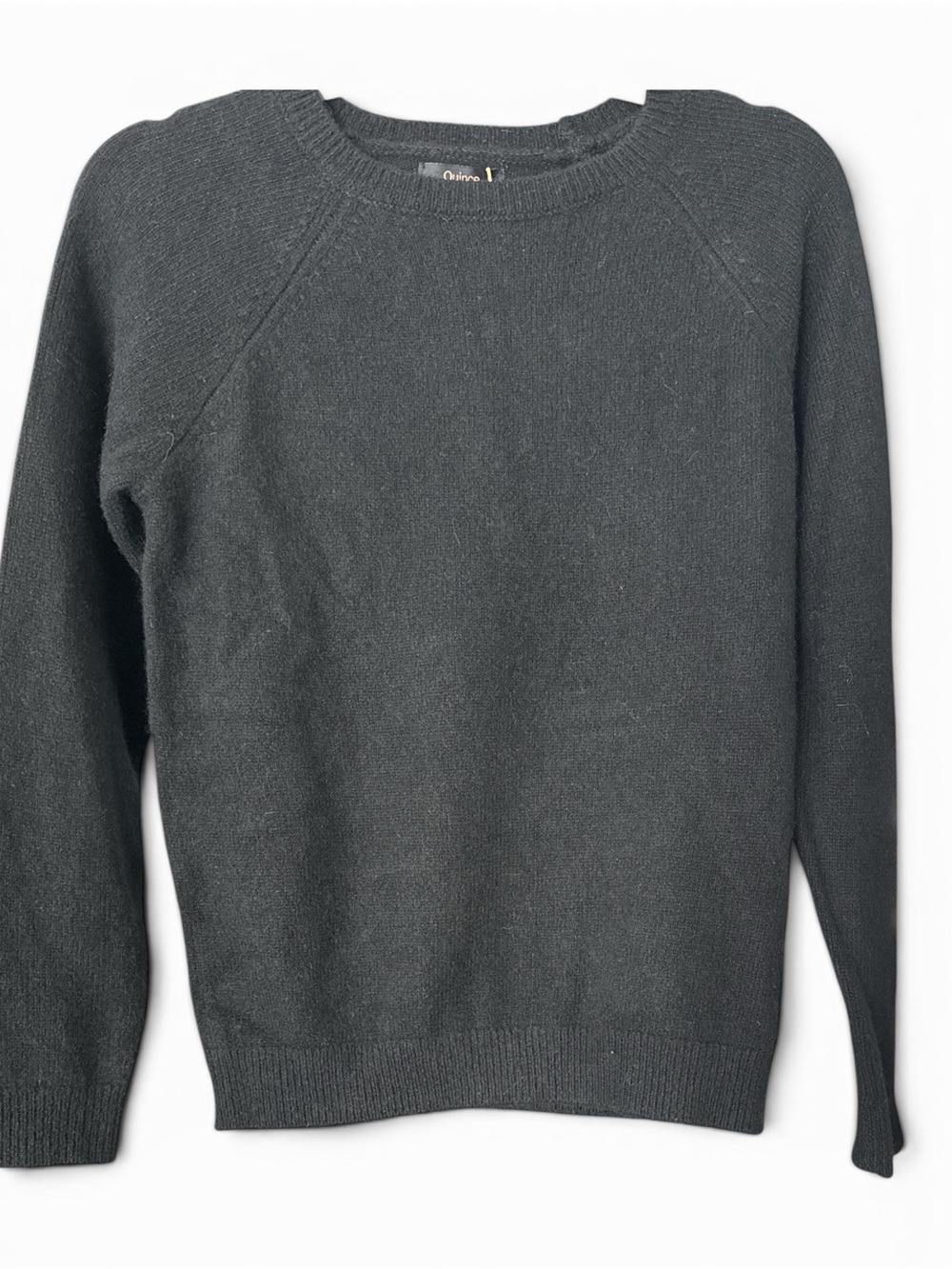 Quince Women’s 100% Yak Wool Crewneck Sweater Black Size Small NWT